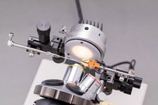 ヒーター部をヨコ向きで使用